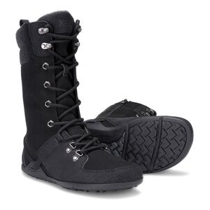 Xero Shoes Mika Lace-Up Winter Boots Black Size 5.5 Vegan Lined Minimalist
